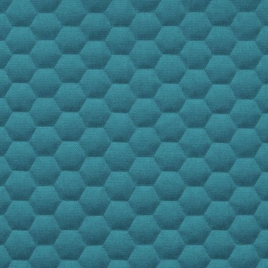 Tessuto Bombay Hexa 57 trapuntato idrorepellente tonalità blu denim