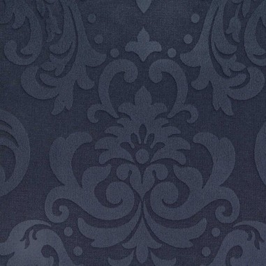 Tessuto Bora Damask 47 idrorepellente tonalità blu navy