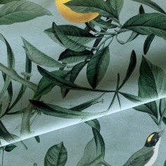 Velluto stampato disegno fantasia Lemon 38 multicolore su...
