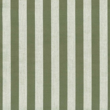 Tessuto Jacquard Belvedere Stripe rigato omogeneo bicolore tonalità verde oliva-beige