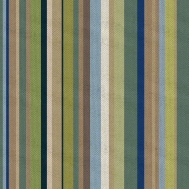 Tessuto stampato Monstera Stripes T238 a righe eterogenee per dimensione effetto ottico multicolor