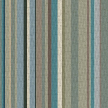 Tessuto stampato Monstera Stripes T257 a righe eterogenee per dimensione effetto ottico multicolor