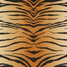 TANZANIA X372 velluto stampa tigre lavabile in acqua