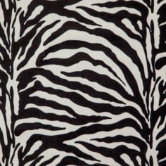 TANZANIA X373 velluto stampa zebra lavabile in acqua