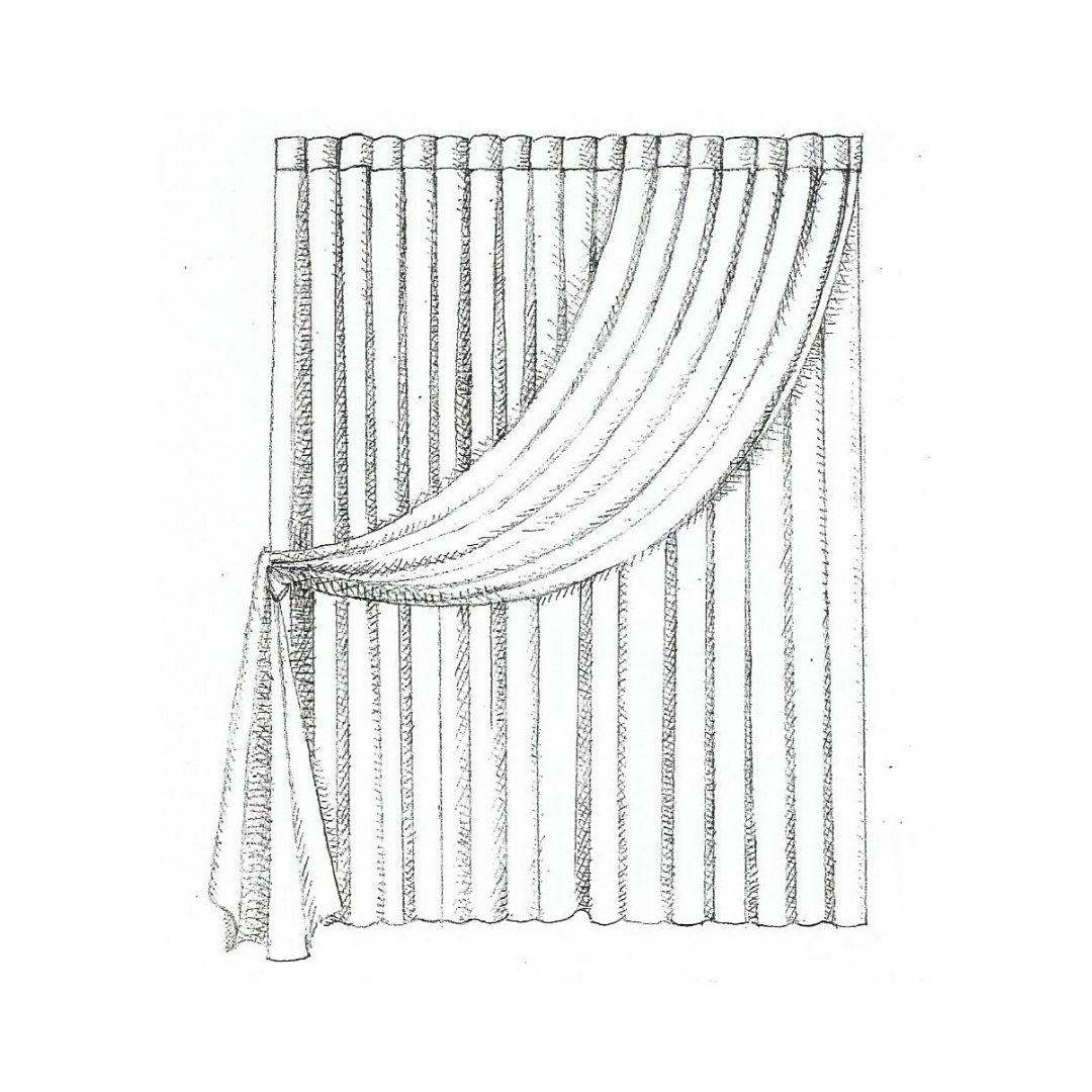Tenda arricciata
