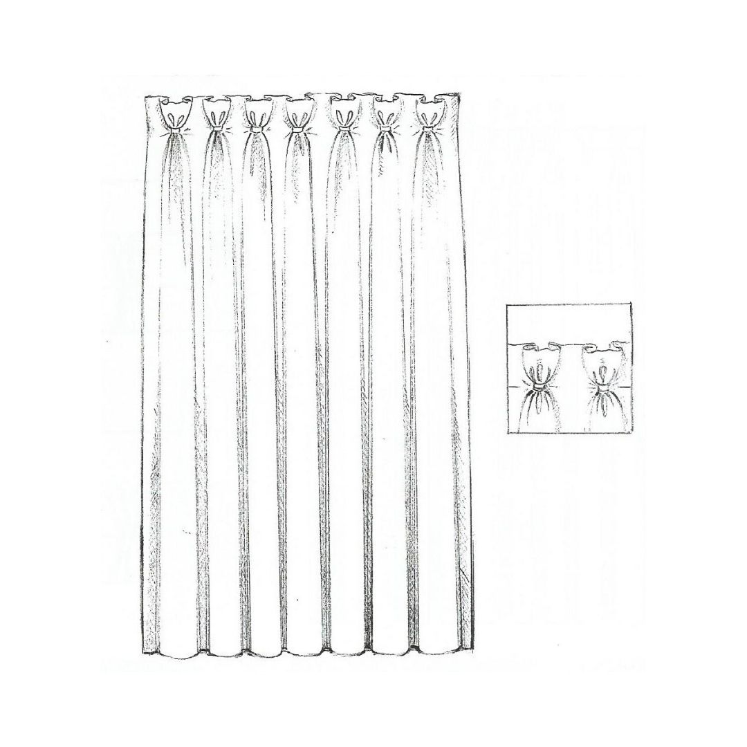 Tenda arricciata