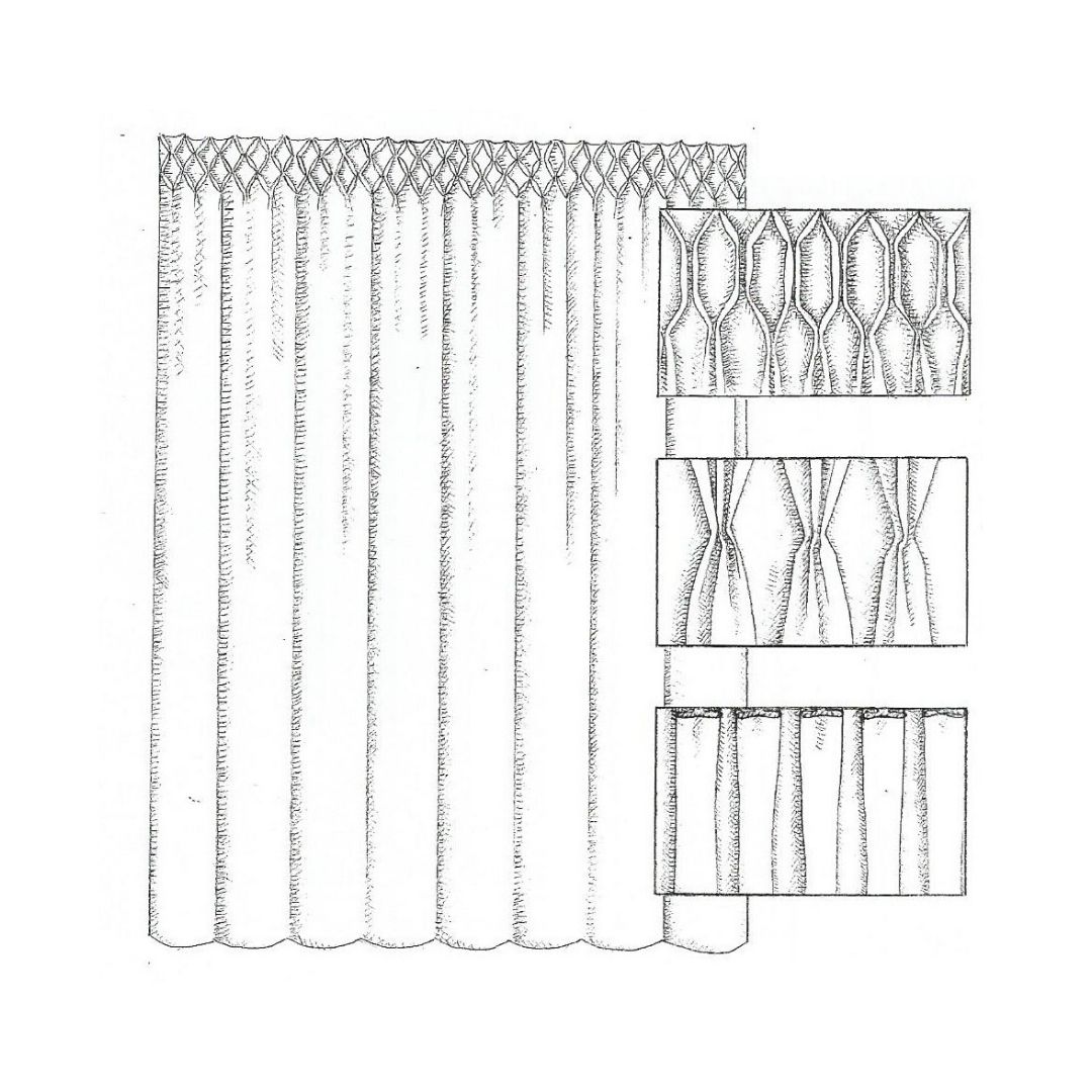 Tenda arricciata
