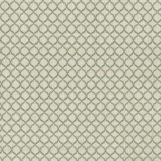 Tessuto Jacquard Belvedere Small con motivo geometrico bicolore verde oliva-grigio su base chiara