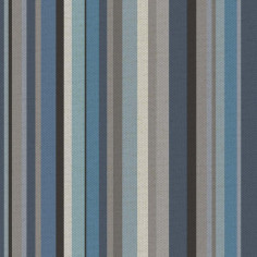 Tessuto stampato Monstera Stripes T247 a righe eterogenee per dimensione effetto ottico multicolor