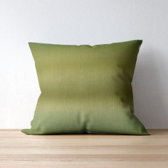 Tessuto stampato Monstera Gradient T338 con effetto ottico tinta unita sfumato nella nuance verde foresta 2