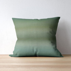 Tessuto stampato Monstera Gradient T348 con effetto ottico tinta unita sfumato nella nuance verde 2